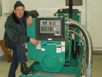 Luc Côté, technicien services mobiles